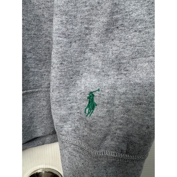 Polo‎ Ralph Lauren Mens Gray Crewneck Sweatshirt Spellout Logo Athletic XXL - Picture 2 of 9